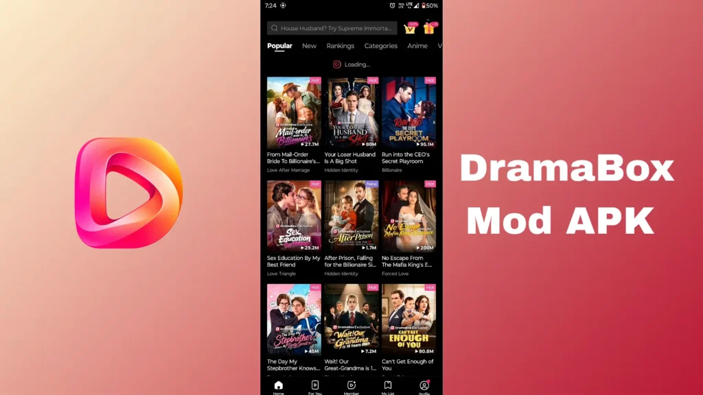 DramaBox Mod APK APP screenshot